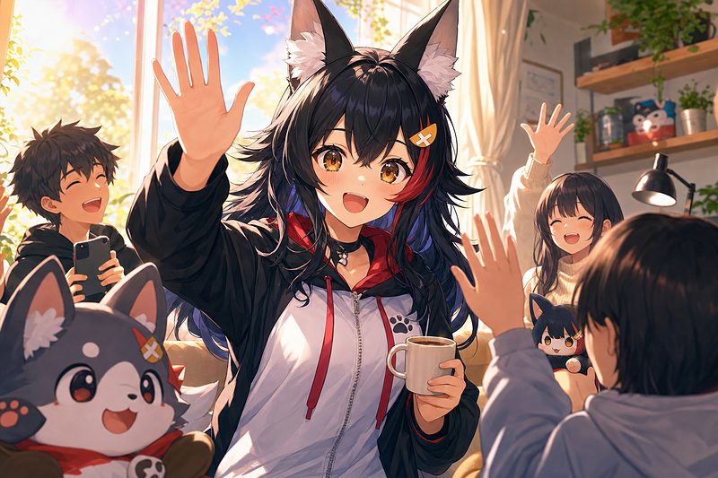 【話題】はみぉーん！大神ミオファン6月1日朝挨拶