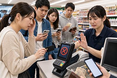 【速報】クレカ障害7月16日発生、CARDNET全国でコンビニ決済不可