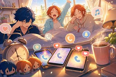 #アイドルへモーニングコール