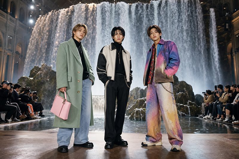 【速報】LVMenSS27開幕！平野紫耀・YUTA・堀米雄斗がパリに集結