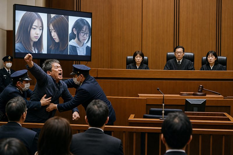 【速報】内田梨瑚被告に懲役27年！旭川地裁、法廷乱入で休廷も