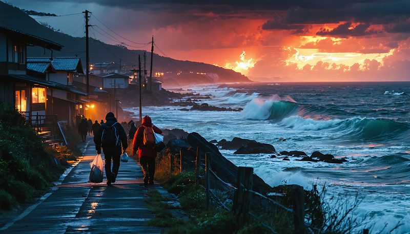 津波警報/震度5強