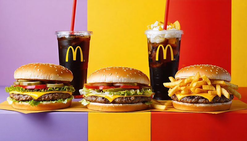 #マックには500円セットが3種類