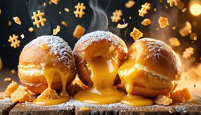 #マックのクリームブリュレホットドーナツ