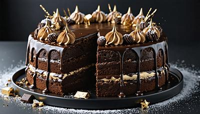#ブラックサンダーケーキ