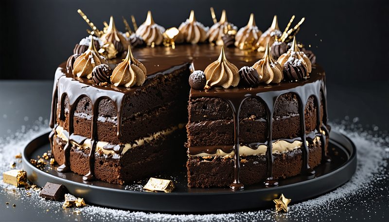 #ブラックサンダーケーキ