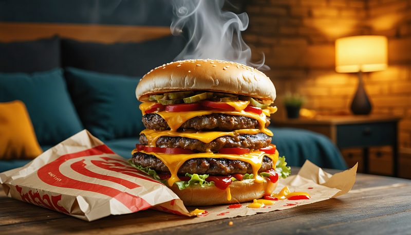 #倍ダブチ持ち帰りでお願いします