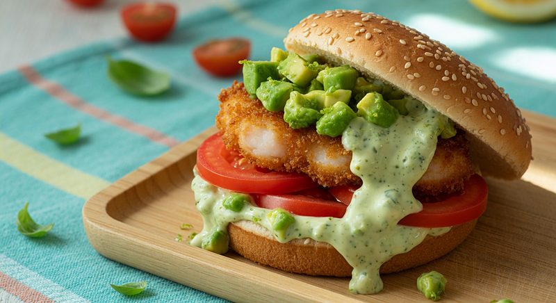 【本日発売】モスのアボカド海老カツバーガー590円！7月中旬まで