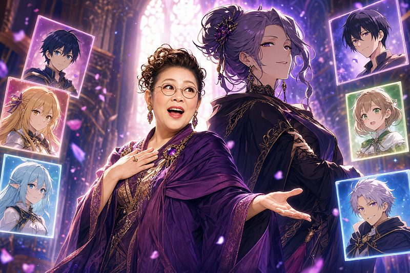 【驚愕】柴田理恵がアニメ出演！チー付与「暗殺の母」役に抜擢