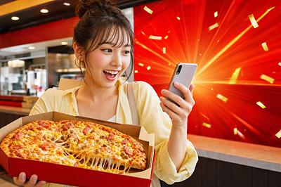 #アプリでピザハット600円