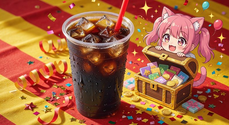 【本日限定】マック月曜アイスコーヒーキャンペーン！100名に1000円分当たる