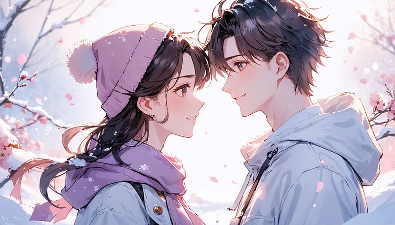 透明男と人間女