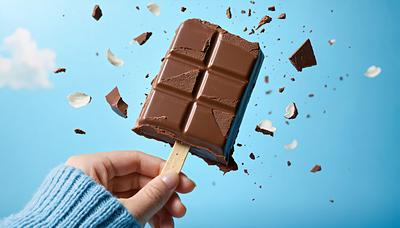 #春もパキどけ板チョコアイス