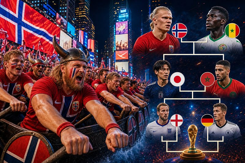 【話題】W杯ノルウェーがNYを占拠！バイキング・ローとは