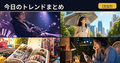今日のトレンドまとめ（2026/7/17）