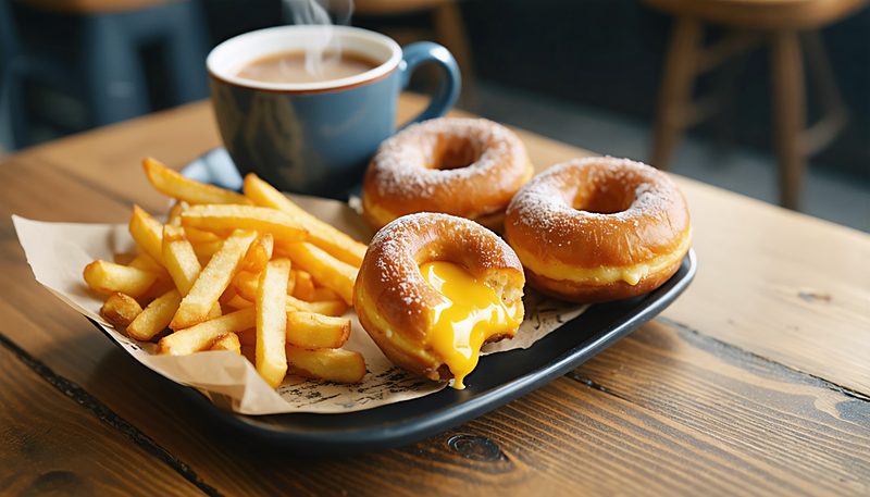 #マックのクリームブリュレホットドー曜日