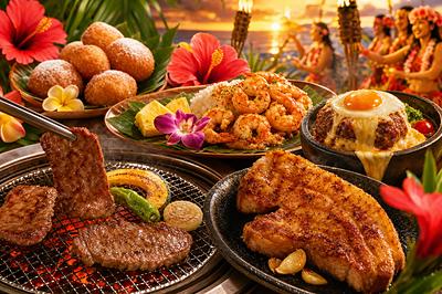 #焼肉きんぐでハワイ気分