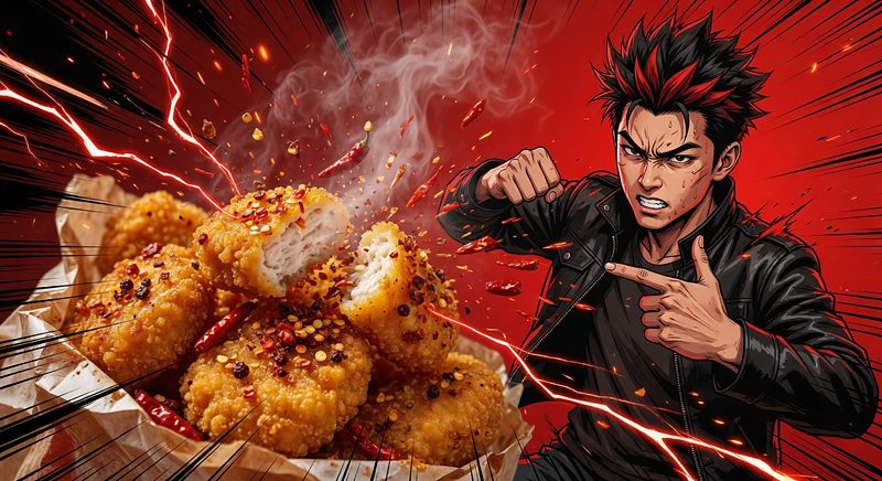【話題】ろくでなしBLUESコラボ第2弾！5/27スパイシーナゲット登場