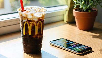#マックのアイスコーヒーのみにいこ