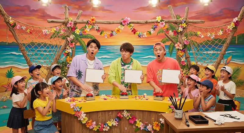 【話題】timeleszファミリア5/17放送！令和小学生クイズ＆書道アート新企画