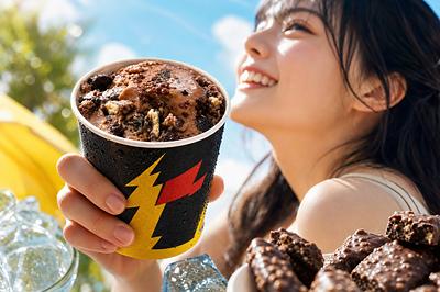 #夏もブラックサンダー