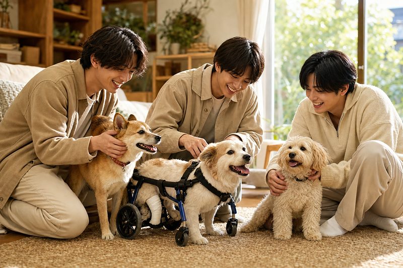 【感動】髙橋海人が塚田家訪問！長尾謙杜も初登場で保護犬に密着