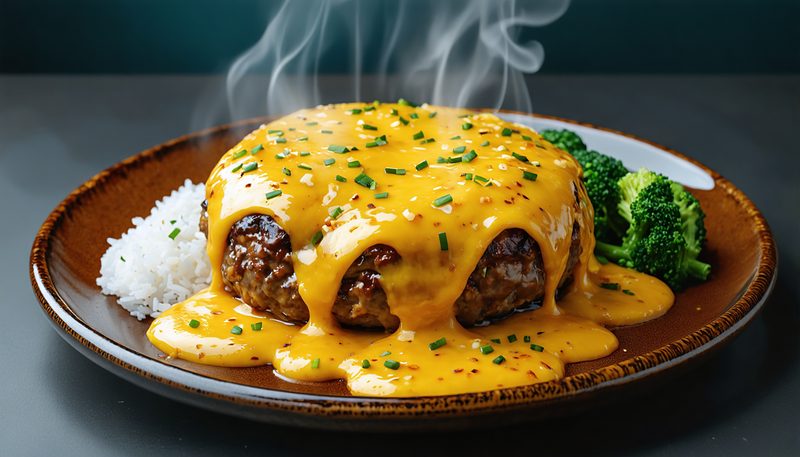 #びっくりドンキーのチーズきた