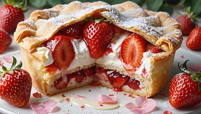 #マックの新作いちごショートケーキパイ