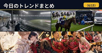 今日のトレンドまとめ（2026/6/15）