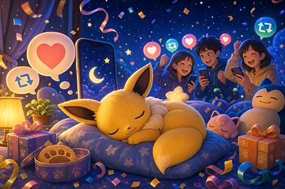 #ポケスリ3周年をみんなで