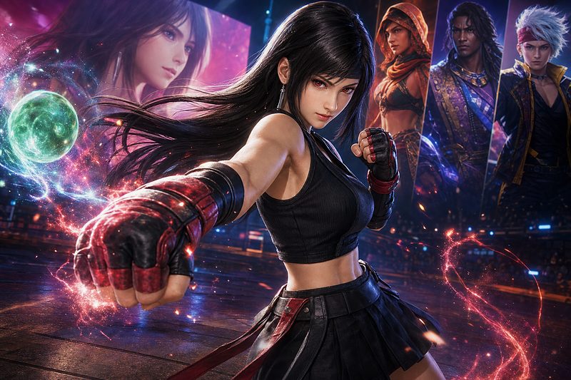 【速報】スト6×FF7コラボ！ティファが2027年春前半に参戦決定
