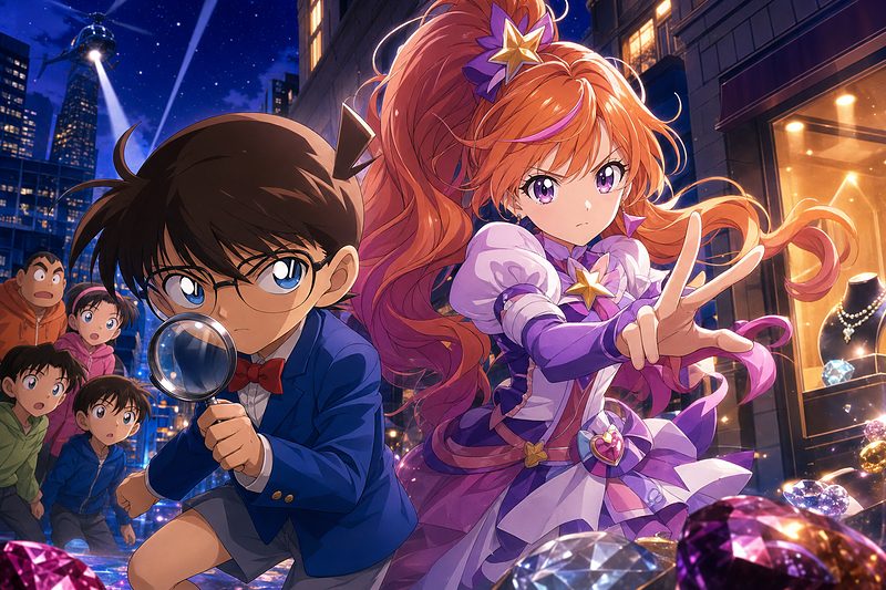 【速報】コナン×プリキュア！6月6日コラボ回放送、キュアアンサー米花町に降臨