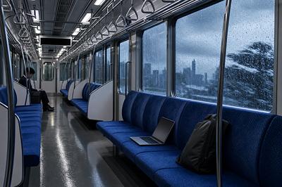 電車ガラガラ