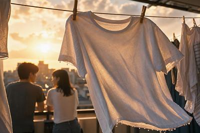 #Tシャツが乾くまで