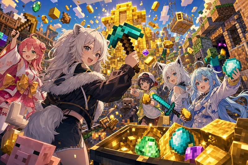 【速報】#ホロ金策サバイバル2 Day1開催！獅白ぼたん主催