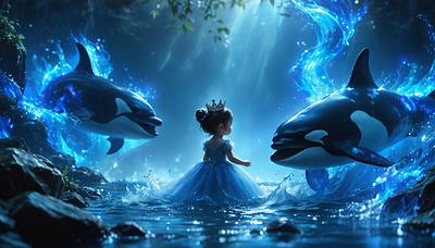 シャチ族の赤ちゃん公女様