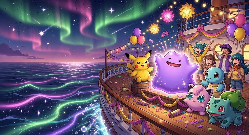 【速報】アニポケ新章「ワンダーボヤージュ」5/22放送！メタモンがセンターに