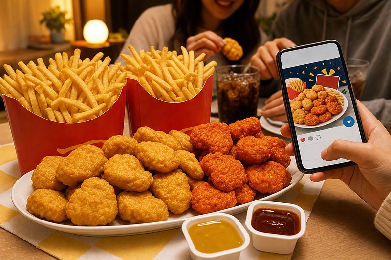 【お得】マック夜限定ポテナゲ特大980円！6/13SNS応募でカード当選