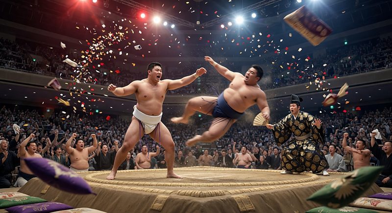 【速報】伯乃富士が霧島撃破！夏場所14日目で優勝争い混戦に