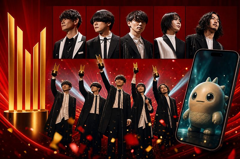 【速報】サカナクション「怪獣」MAJ2026で最優秀楽曲賞など5部門受賞